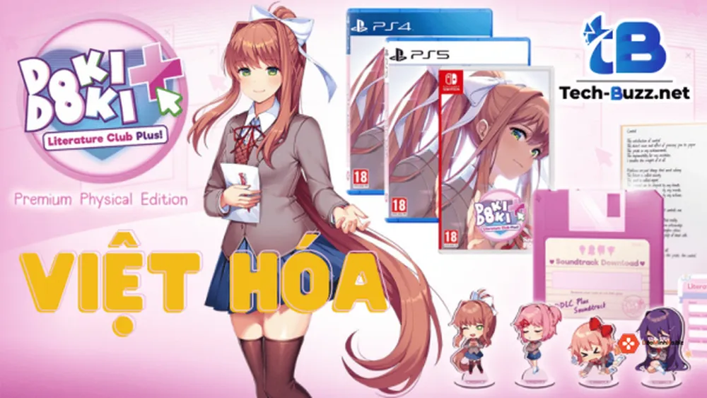 Giới thiệu game Doki Doki Literature club việt hóa